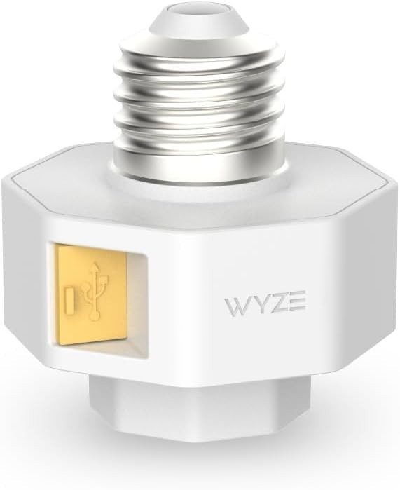 Motion-Activated Lamp Socket V2 Power Adapter for Enhanced Security - Wyze gallery