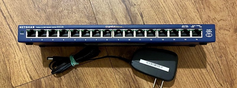 Netgear ProSafe GS116 16 Port Gigabit Switch