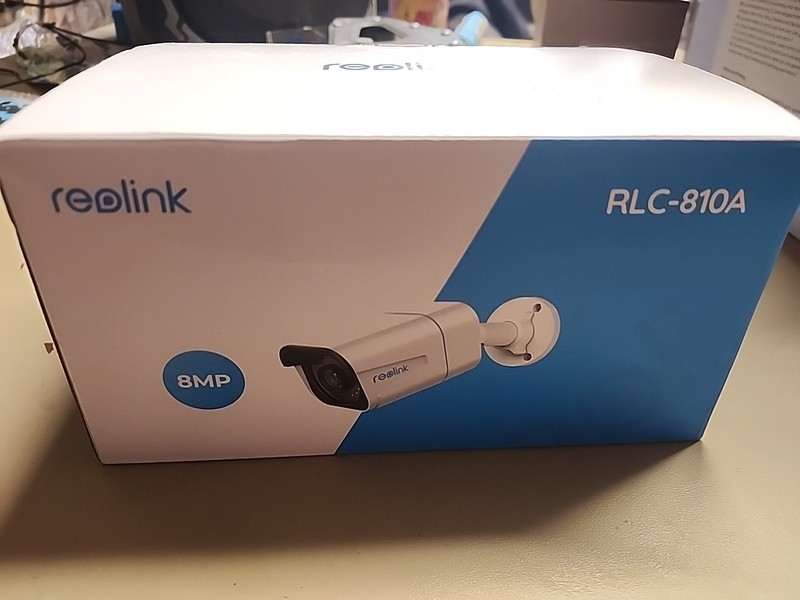 Reolink RLC-810A Smart 8MP Wired PoE Security Camera | White