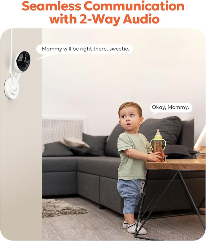 2K Indoor Camera for Home with Alexa Support, Night Vision & Live Streaming gallery