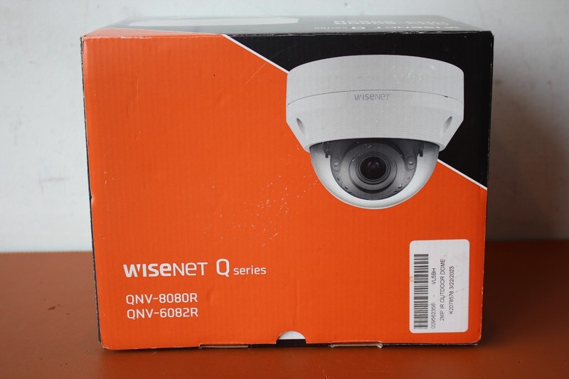 Wisenet Q Series QNV-6082R1 2MP Outdoor Dome Security Camera - White gallery