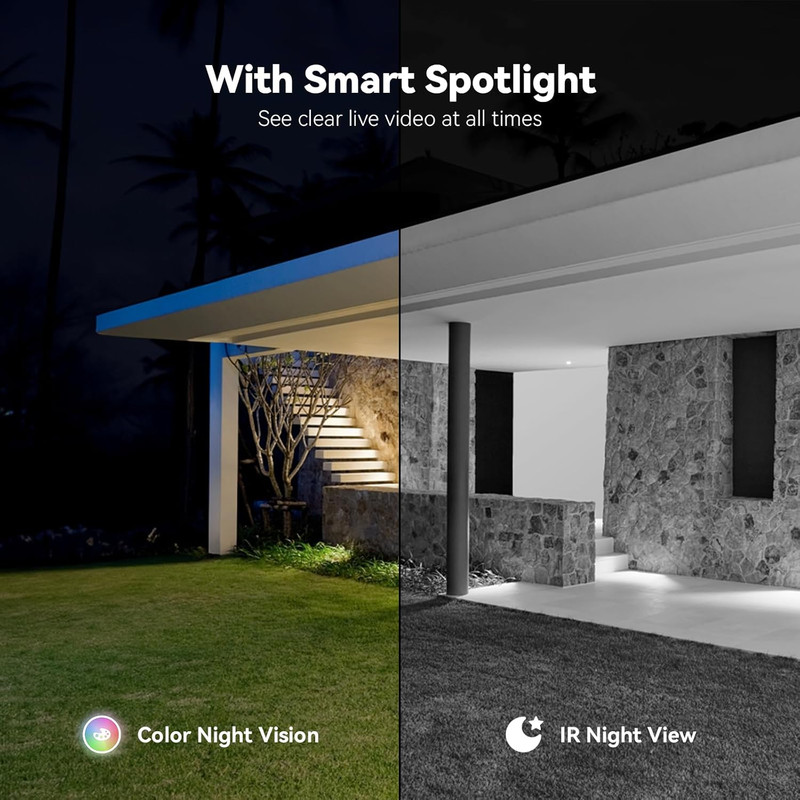 Solar Camera Outdoor Wireless, 2K Color Night Vision, Security Cameras Wireless gallery