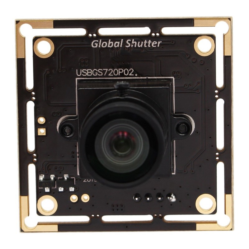 ELP USB2.0 Camera Board 720P Global Shutter 6mm lens Webcam with USB 60fps MJPEG