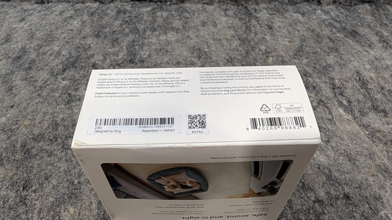 Ring Indoor Cam 2nd Gen Plug-In 1080p HD WiFi Security Camera White 🔥New/Sealed gallery