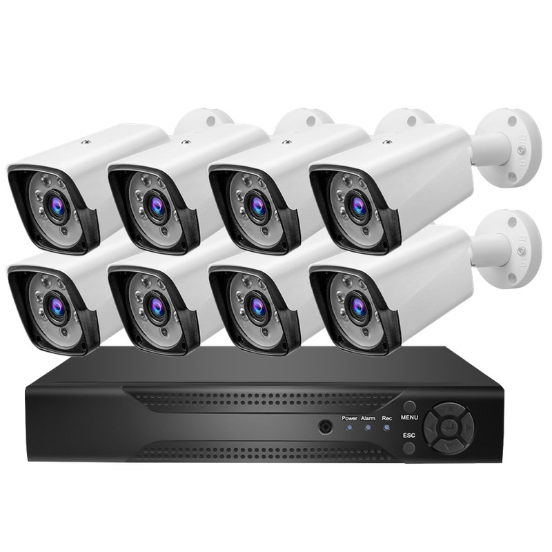 Sistema De Seguridad 4 Camaras Para Casas 1080P Con Vision Nocturna y Audio gallery