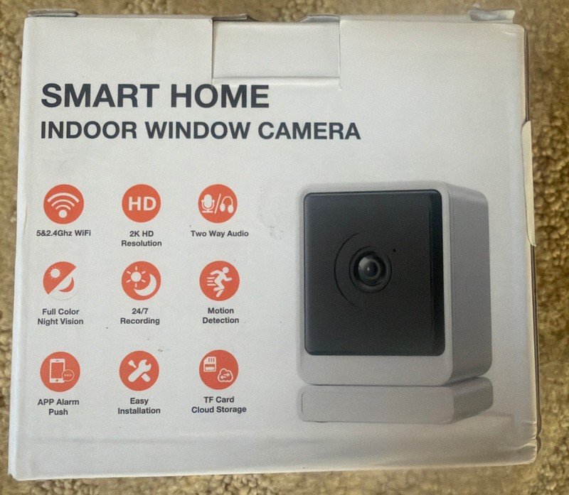 Smart Home Indoor Window 5G WIFI Camera White Smart Home Security gallery