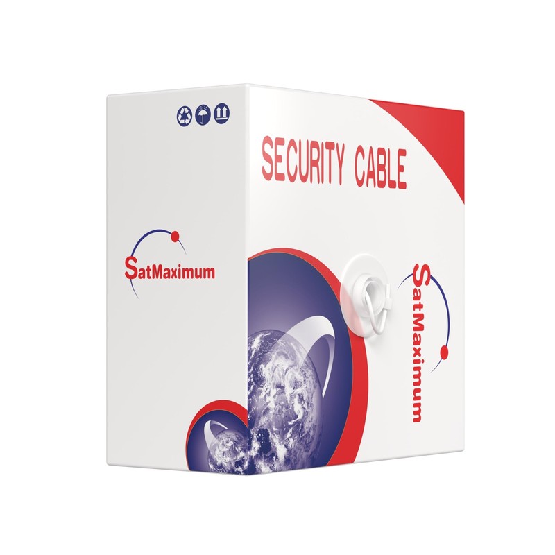 Cables Direct Online 500ft Stranded 22/2 Alarm CCA Cable for 22AWG 2C, White