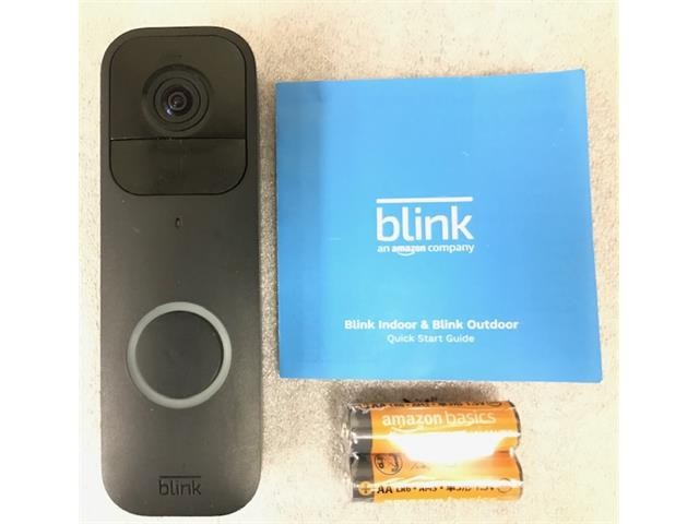 INCOMPLETE Blink Smart Wi Fi Video Doorbell Wireless Battery Wired B08SG2MS3V