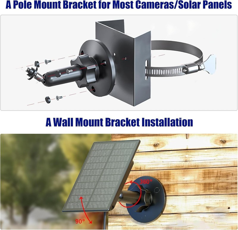 Security Camera Pole Mount Wall Mount Compatible With Blink Outdoor Xt/xt2 & Bli gallery