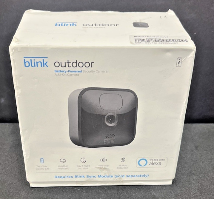 NEW Blink Outdoor 3rd Gen Add-On Home Security Camera HD Video works w/ XT1 XT2
