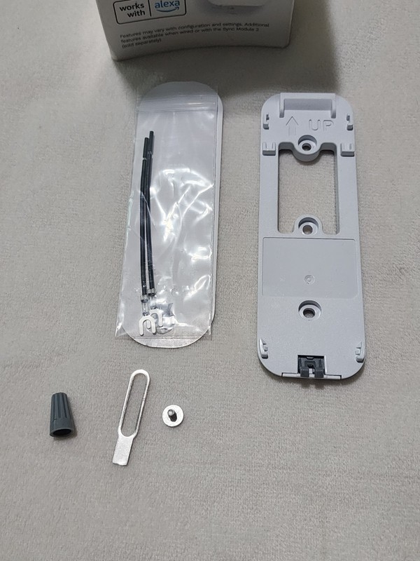 Blink Video Doorbell White Home Surveillance Camera BDM00200UW WORKS gallery