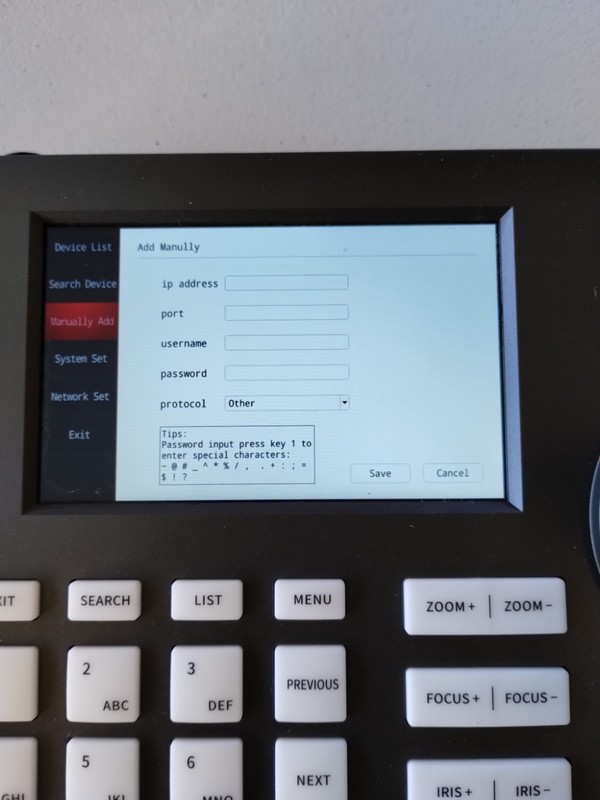 PTZ Controller Camera Controller POE Network 4D Joystick Decoding Keyboard gallery