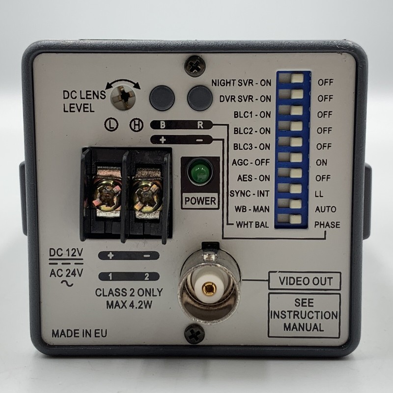 American Dynamics ADCA470CAFP Rev A LD35814CS Camera With Lens Used Good Cond gallery
