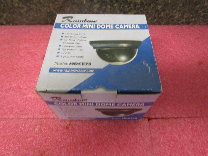 Rainbow MDCE70 Color Mini Dome Camera 1/3″ Color CCD