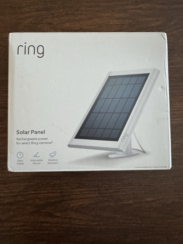 Ring Solar Panel Compatible with Spotlight Cam - 1st Gen/non USB C gallery