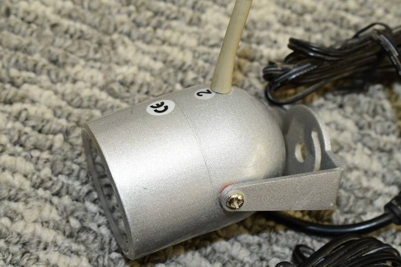 (Lot of 2) - Wireless Security Cameras SILVER w/ Power Adapters AD35-08003 8V ZJ gallery