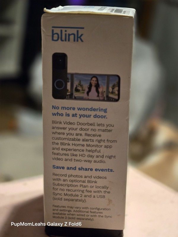 Blink Video Doorbell 1080p HD, Battery or Wired, Two way audio, works with Alexa gallery