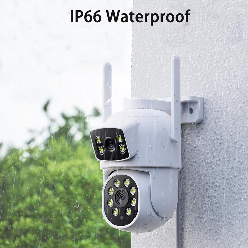 4MP Dual Lens Home Security Camera System Wireless, Security Cameras Wireless Ou gallery