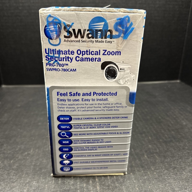 Swann Pro Series PRO-780TM Ultimate Optical Zoom Security Camera, New! gallery
