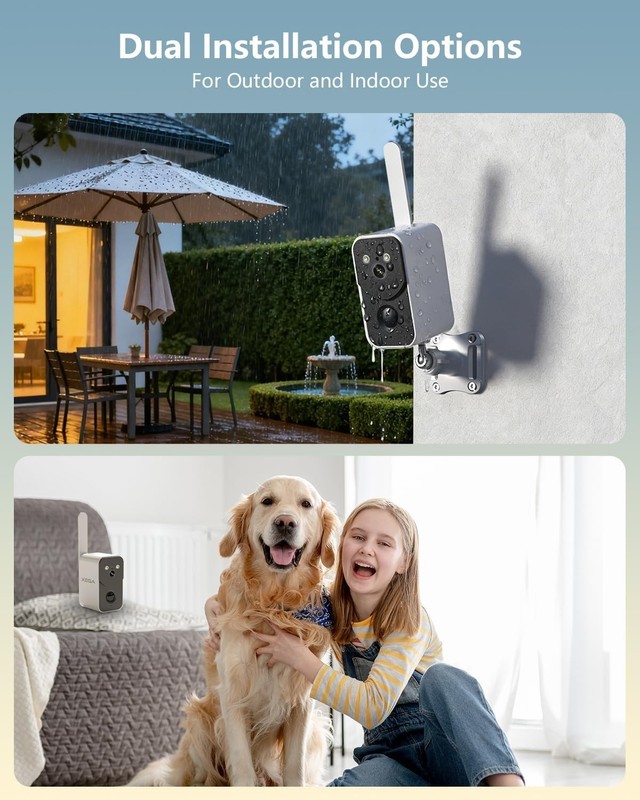 Xega 4G Cellular Security Camera Outdoor Wireless, No WiFi Camera Built-in SIM C gallery