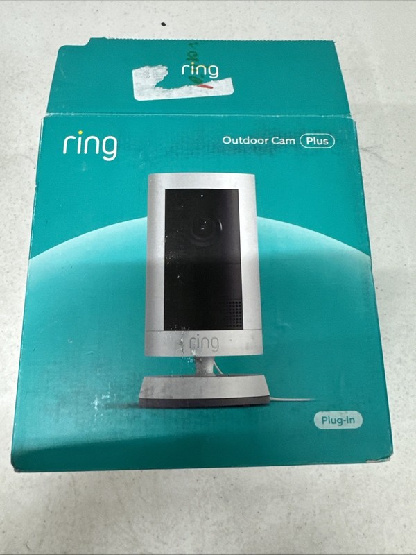 Ring Outdoor Cam Plus | Plug-In | 2K Video and Ring Vision Color