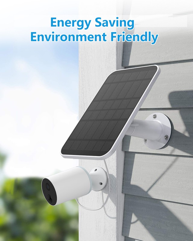 10W Waterproof 5V USB C Micro USB Wireless Security Camera Solar Panel Charger gallery