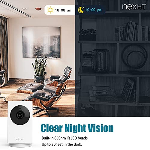 Indoor WiFi Camera for Baby, Pet, Elderly with 1080P HD, 360 Degree Pan, gallery