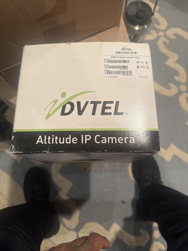 DVTEL Altitude IP Camera WDR IP Dome White. NEW CM-2101-21P