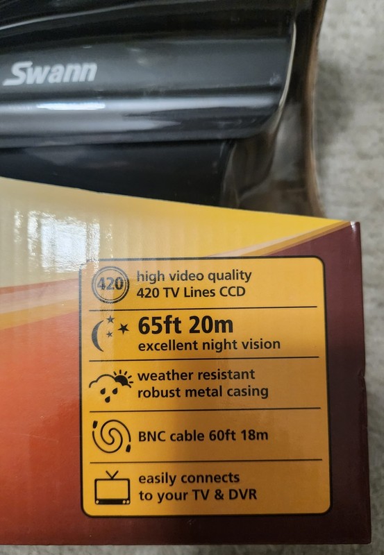 Swann SWPRO-600 420 TV Lines Security Camera - Night Vision 65ft / 20m gallery