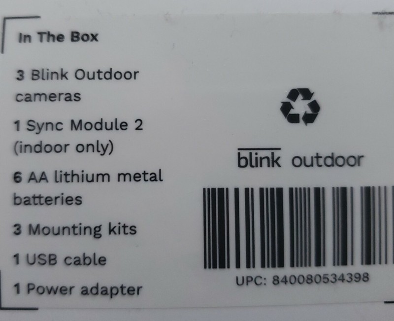 Blink Outdoor (3rd Generation) Add-On 3 Security Camera + 4 free stand gallery