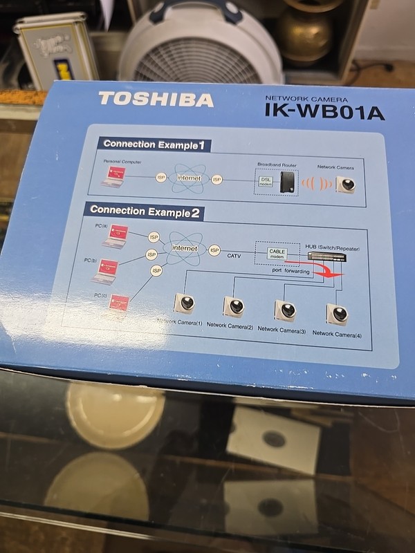 Toshiba IK-WB01A Wireless Network Security Camera brand new pack NEW. gallery