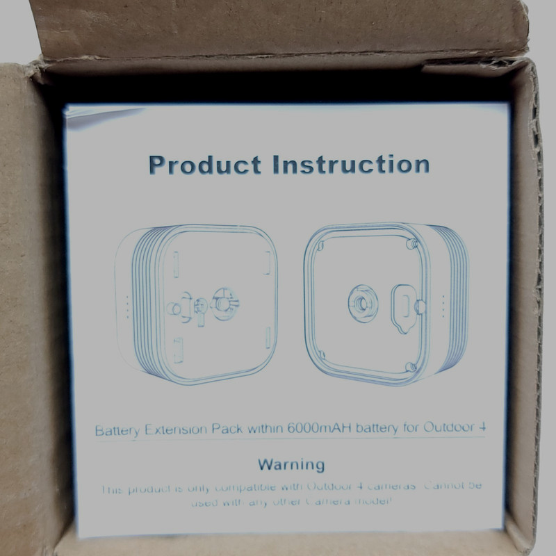 1PK GwcLy Camera Battery Extension for Blink Outdoor 4th Gen