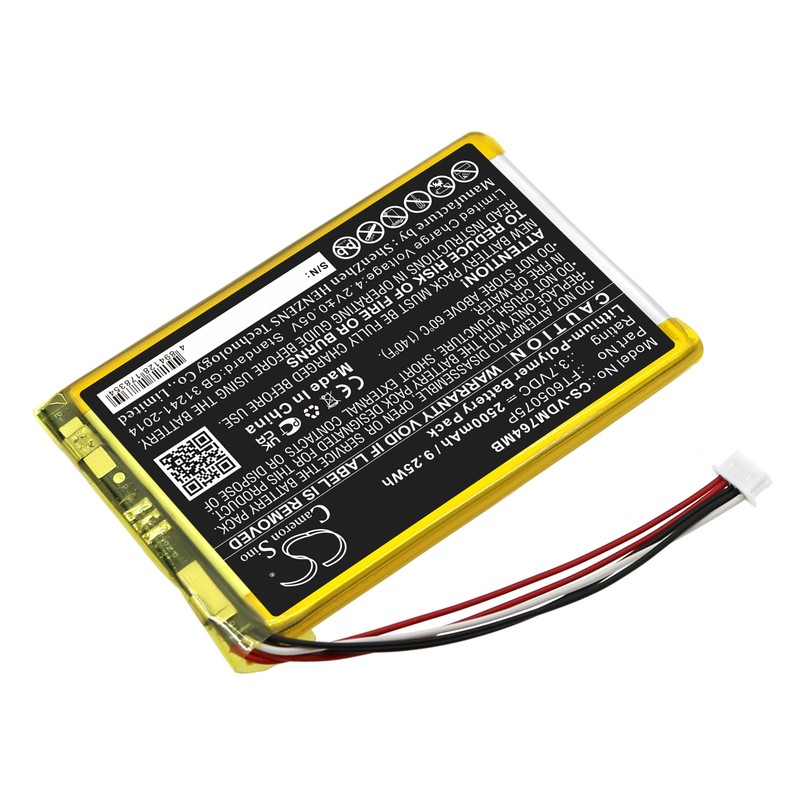 Battery for VTech RM7764-2HD RM7764HD Wifi Remote Access 2 Camera FT605075P gallery