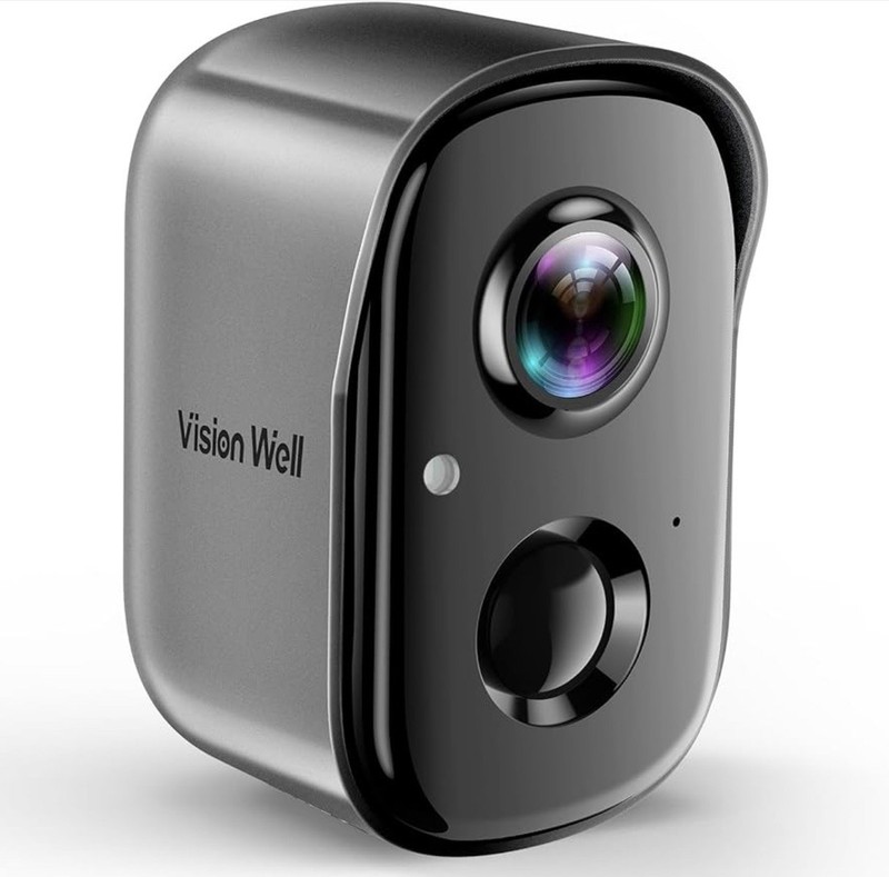 1080P Wireless Outdoor Security Camera Battery Powered AI Motion Detection