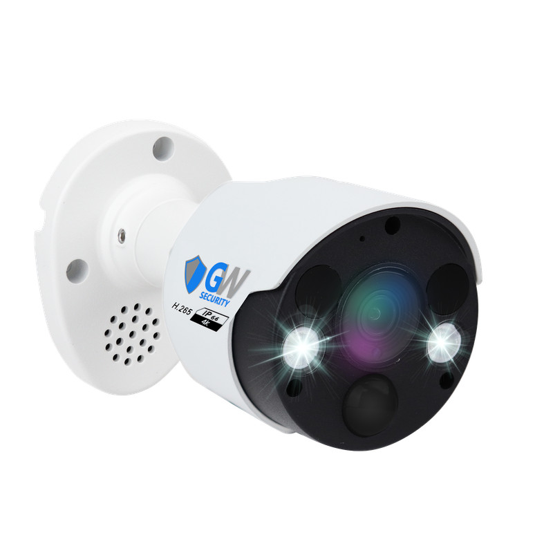 8 Channel 4K NVR 8 X 8MP Full Color 4K Microphone PoE IP Security Camera System gallery