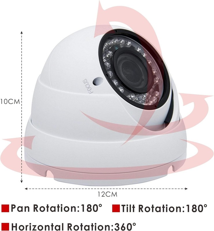 4-in-1 5MP Surveillance Camera with Remote Control & Powerful Night Vision gallery
