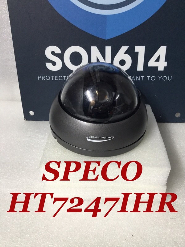 Speco HT7247IHR Security Color Camera W/ 650TVL 9-22mm OSD Vandal-Proof TESTED!