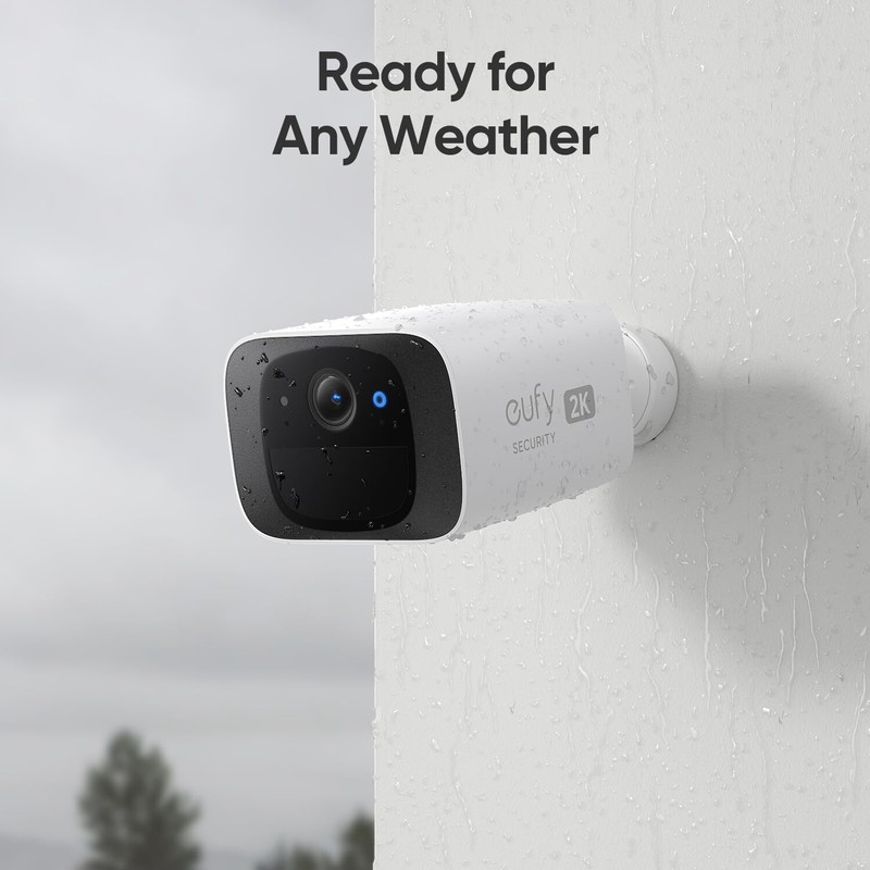 eufy Wireless Home Security Add-on Camera 2K Outdoor Cam for eufyCam 2C Pro,IP67 gallery