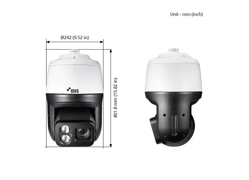 IDIS DC-S6286HRXL 2 Megapixel 36x Network PTZ Camera for Outdoor use gallery