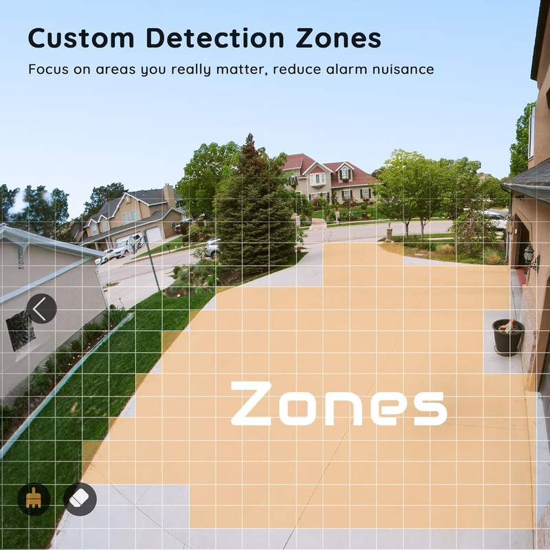 Solar Security Camera Wireless Outdoor - 2K Wifi Battery Powered Solar Camera, C gallery