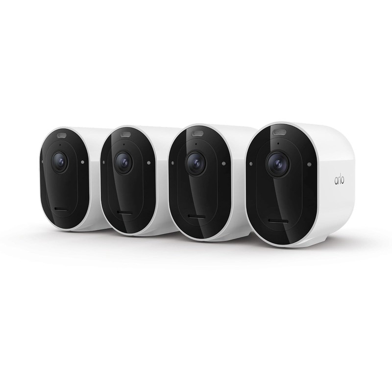 Arlo Pro 6th Gen Wireless Camera 2K HDR 4 Pack White