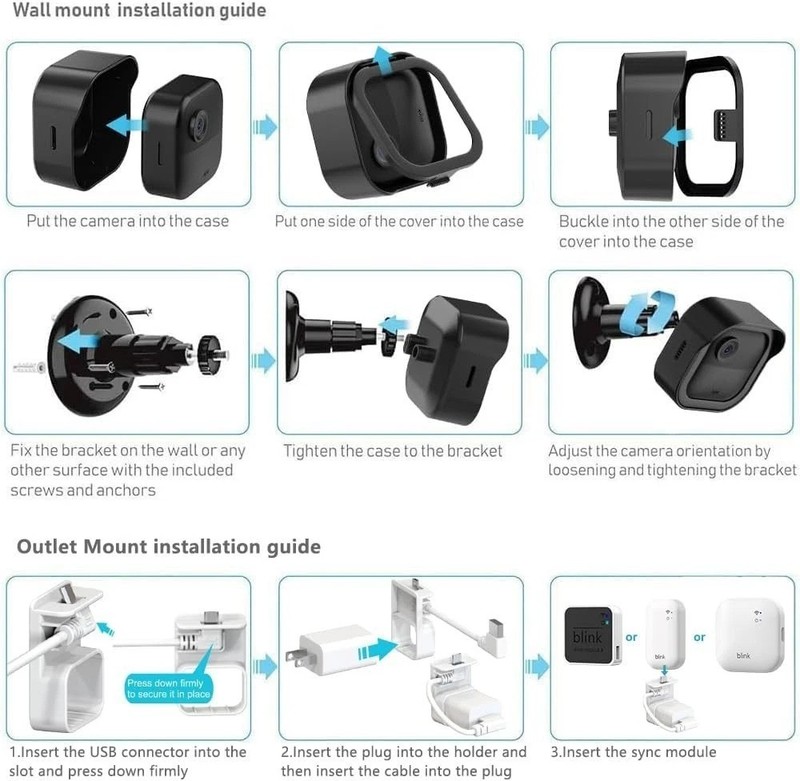 All-New Blink Outdoor Camera Mounts - Weather-Resistant 4-Pack With Flexibility gallery