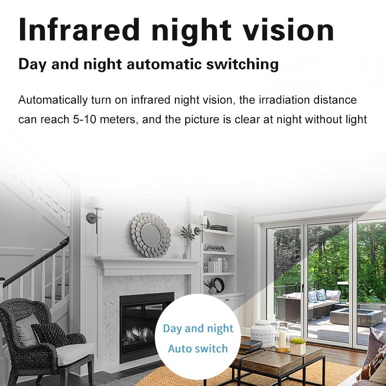 Smart 1080P HD Home Wireless Camera Night Vision 2-Way Audio Remote Viewing gallery