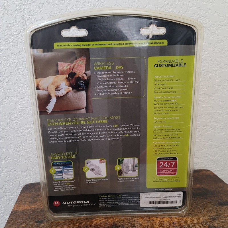 Motorola Camera Homesight HMVC3075 Wireless Day Time for Homesight System gallery