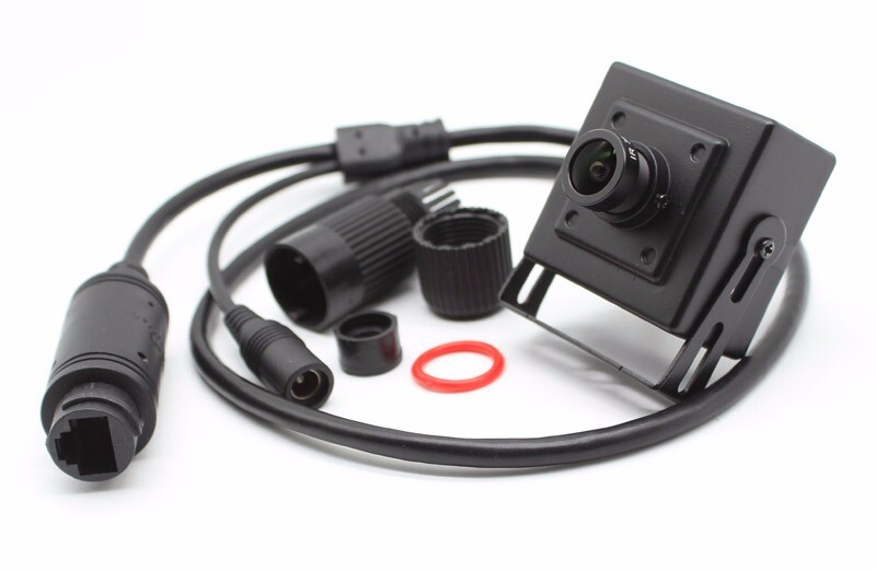 POE Mini HD Audio CCTV 3MP 1080p Network IP Camera Black light H.265+ ONVIF gallery