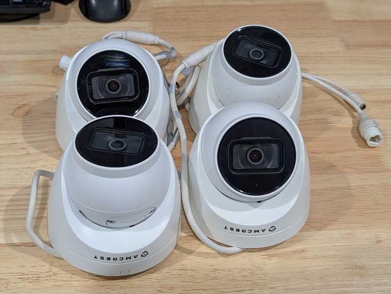 4 Amcrest Cameras IP5M-T1179EW-28MM