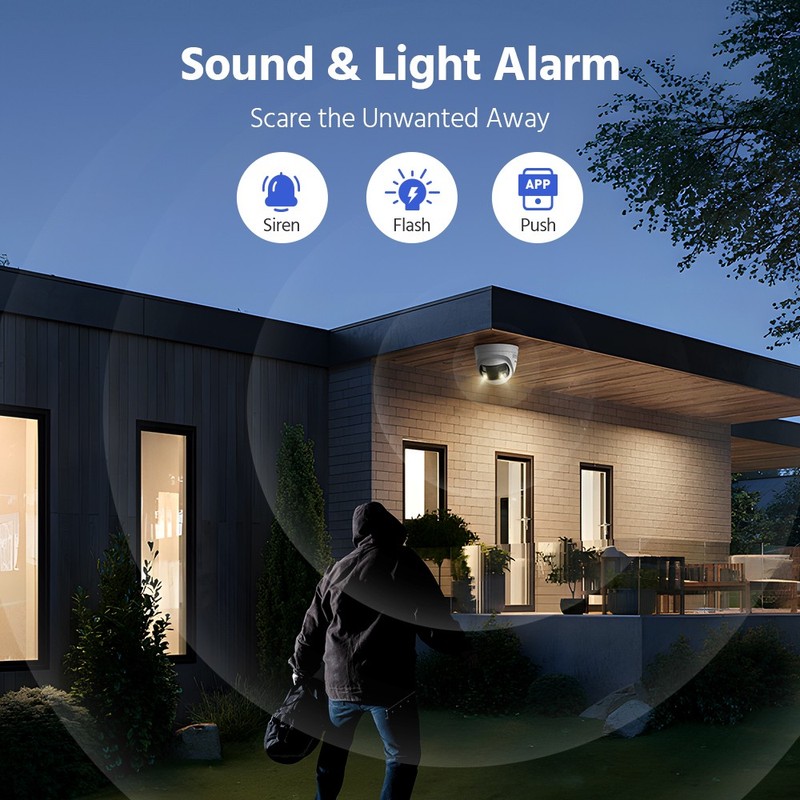 ANNKE 8CH 12MP NVR 6MP Dual Lens POE Security Camera System Two Way Audio Color gallery