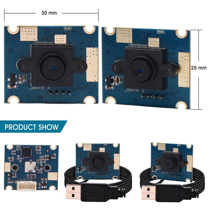 Webcamera 5megapixel USB Camera Module HD OV5640 ELP Webcam 60 degree fixed lens gallery