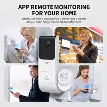 EseeCloud Video Doorbell Camera 5MP 5G/2.4G WiFi 4500mAh Battery Audio Door Bell gallery