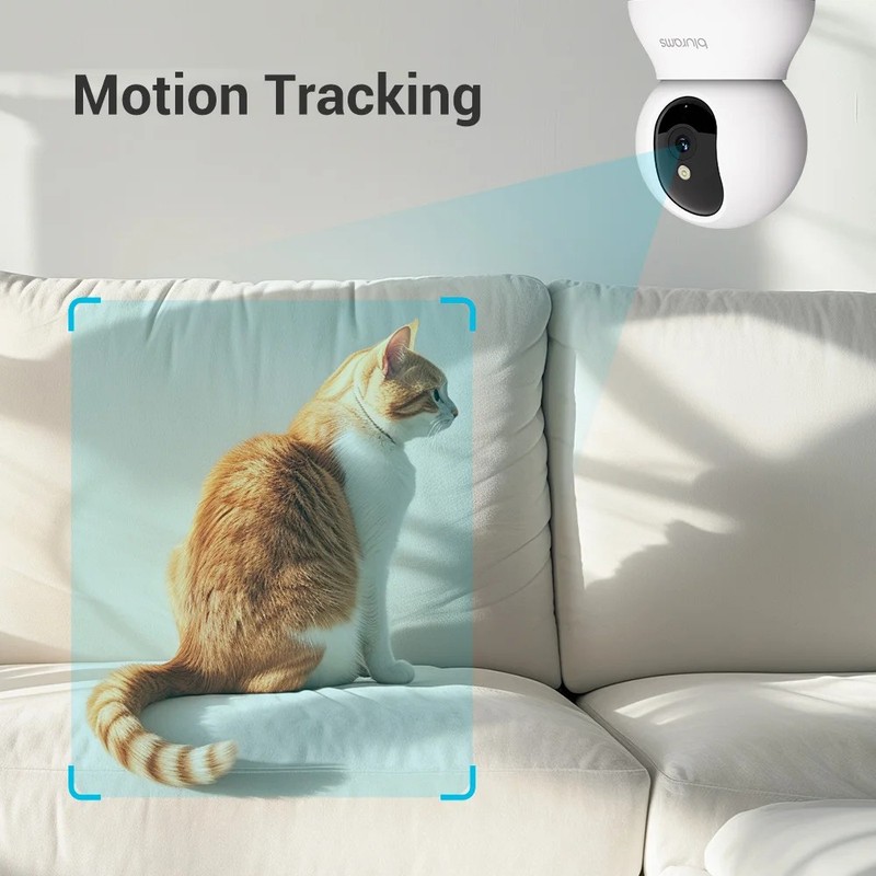2Pcs 2K Indoor Security Camera, Pet/Elder Monitor, One-Touch Call Feature gallery